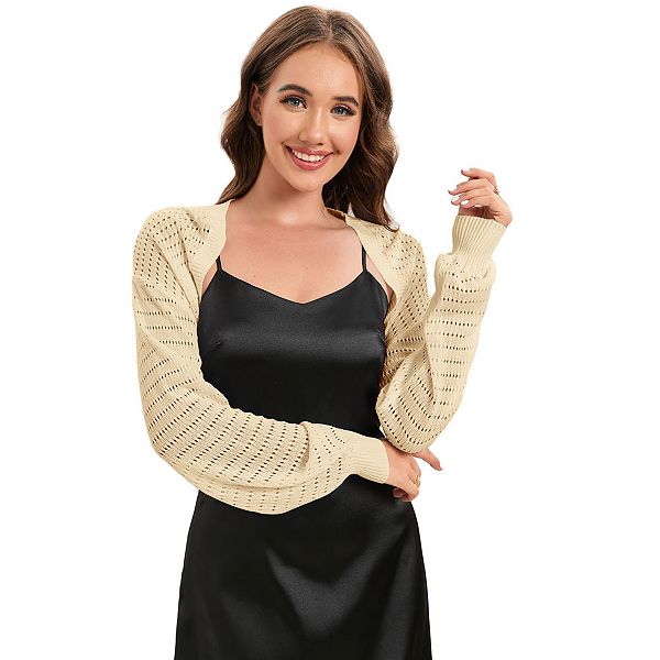 

Женский кардиган-шраг с открытой передней частью Maxxis Merch, Beige