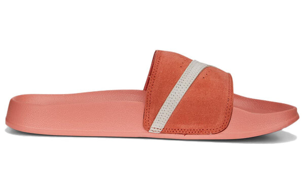 Тапочки leadcat 2.0 suede og slides 'pink orange' Puma, розовый — фото 2