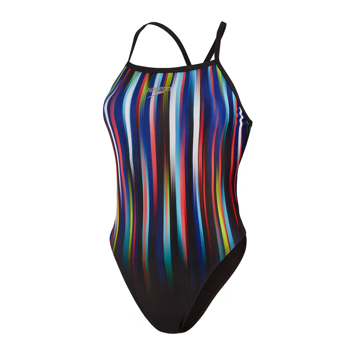 

Женский купальник Speedo Digital Placement Turnback, синий
