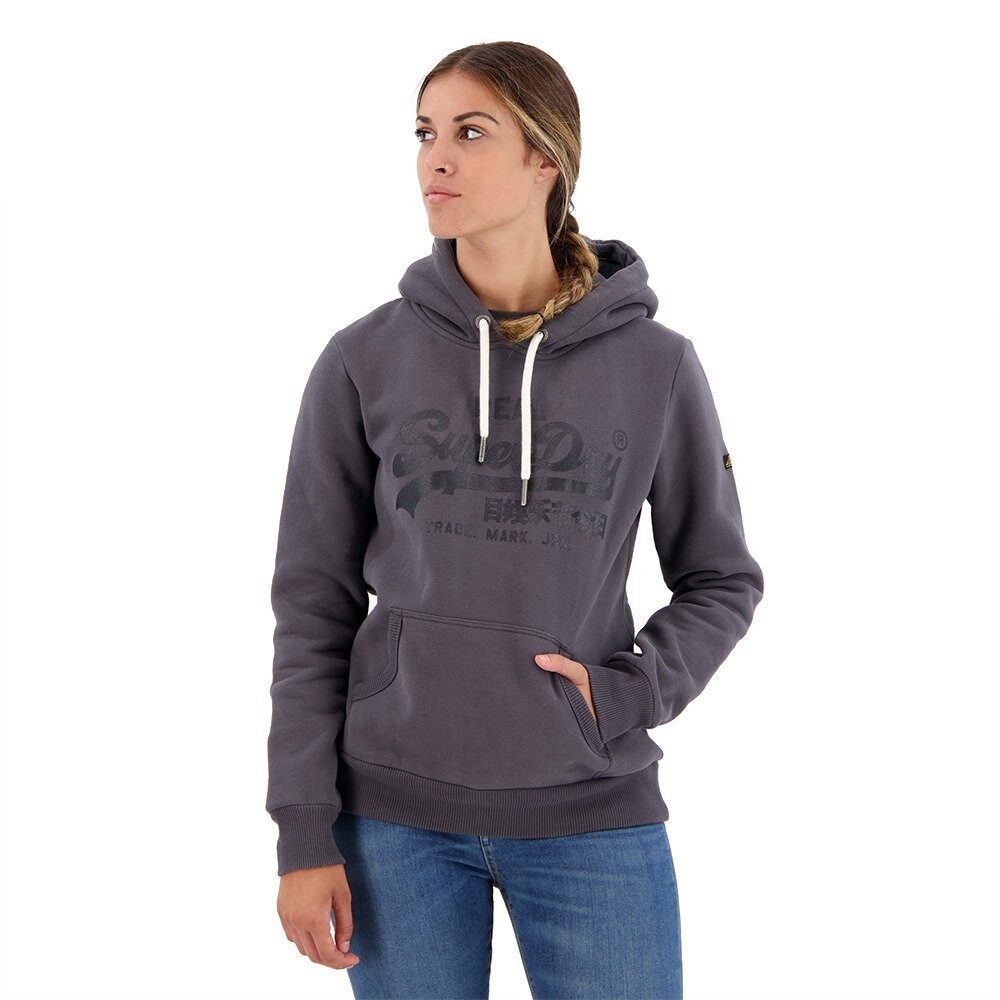 

Худи Superdry Vl Embellish, черный