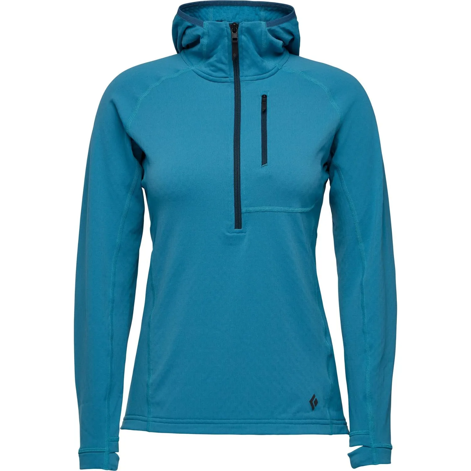 

Коэффициент на молнии с высоким воротником - для женщин Black Diamond, Cerulean Blue