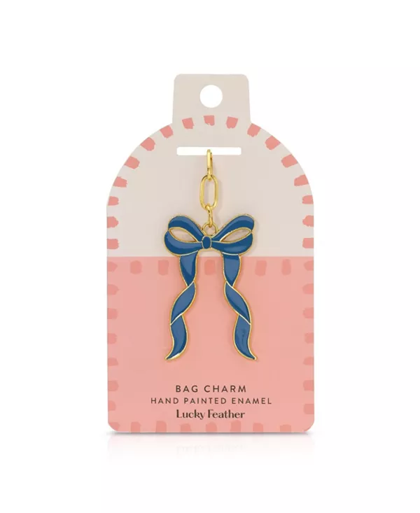 

Эмалевая подвеска на сумку Lucky Feather, bow