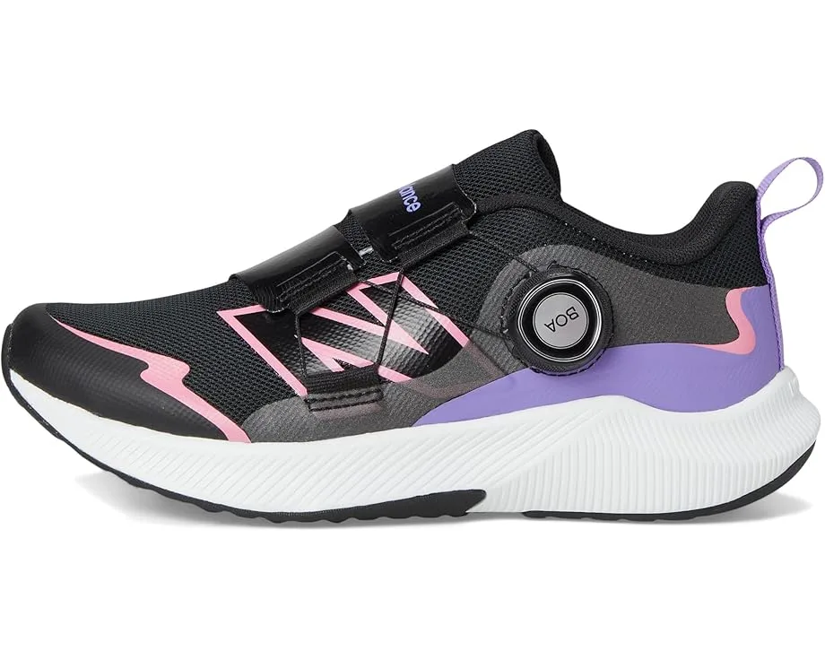 Кроссовки New Balance Kids DynaSoft Reveal v4 BOA (Little Kid), Black/Signal Pink/Violet CrushSee Less — фото 4