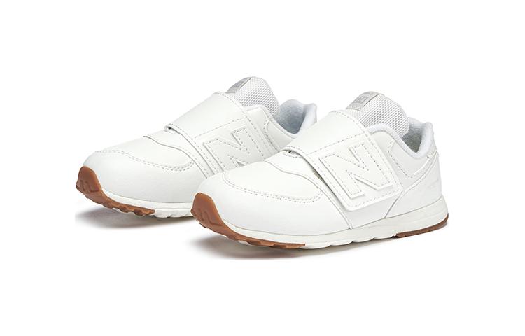 Низкие детские кроссовки белые New Balance для малышей — фото 2