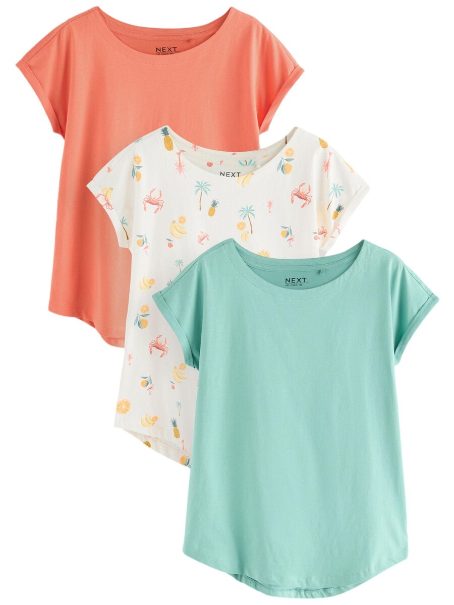 

Рубашка Next, цвет Mint/Coral/White
