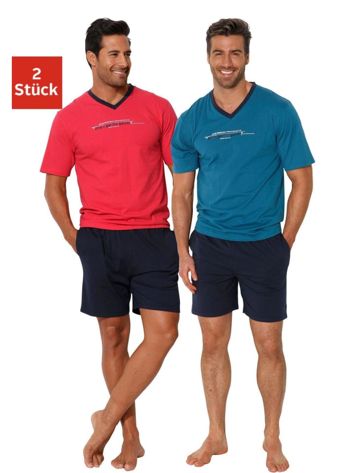 

Пижама AUTHENTIC LE JOGGER, цвет petrol-navy, rot-navy