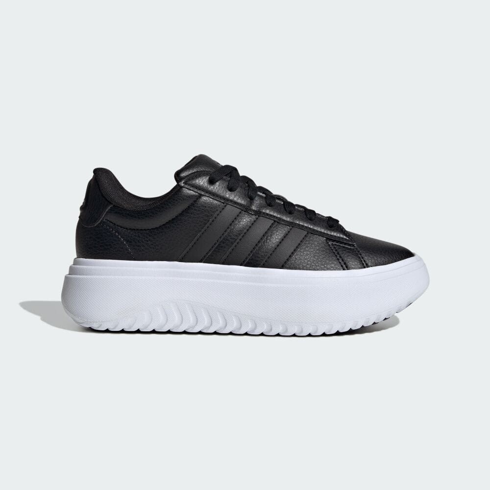 

Кроссовки Adidas GRANDCOURT PLATFORM, цвет Black/Carbon