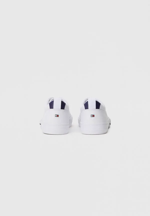 Контрастная подошва, тисненая кожа, кроссовки Tommy Hilfiger, White — фото 3
