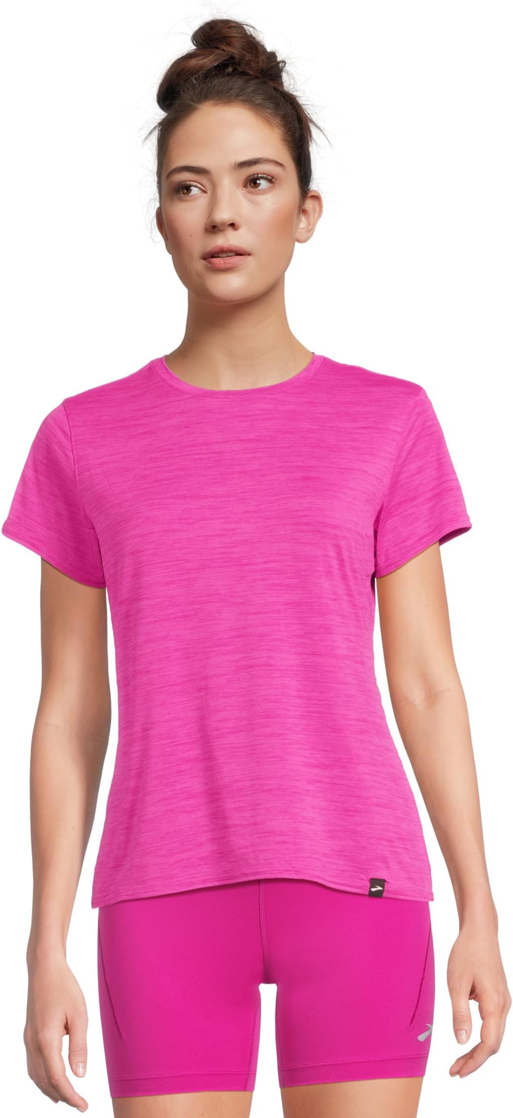 

Женская роскошная кофта с коротким рукавом Brooks, Heather Magenta