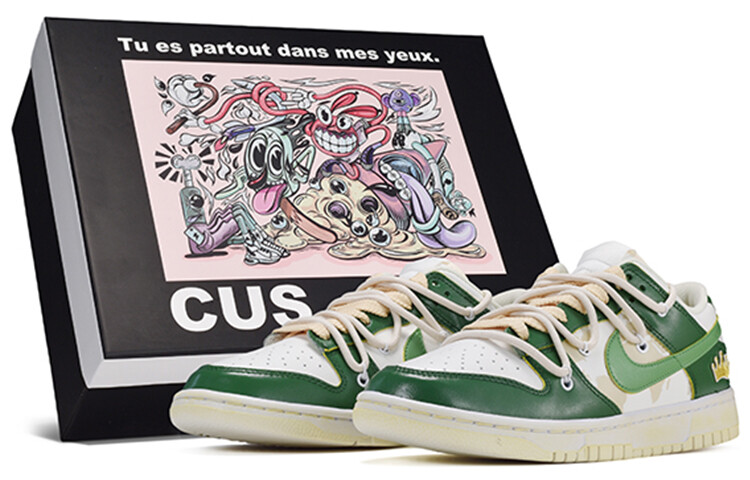 

Кроссовки Nike Dunk, зеленый
