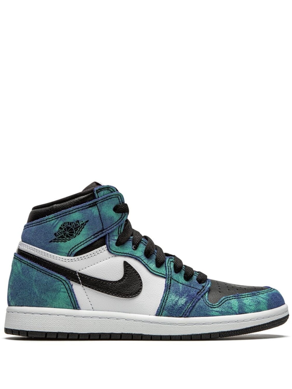 

Кроссовки Air Jordan 1 Tie-Dye High Jordan Kids, синий
