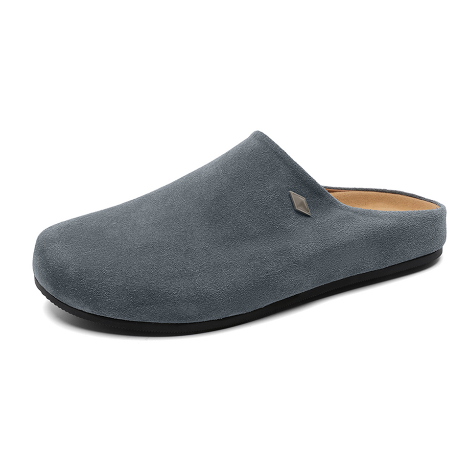 

MADALLO Мужские закрытые тапочки серые, цвет Gray