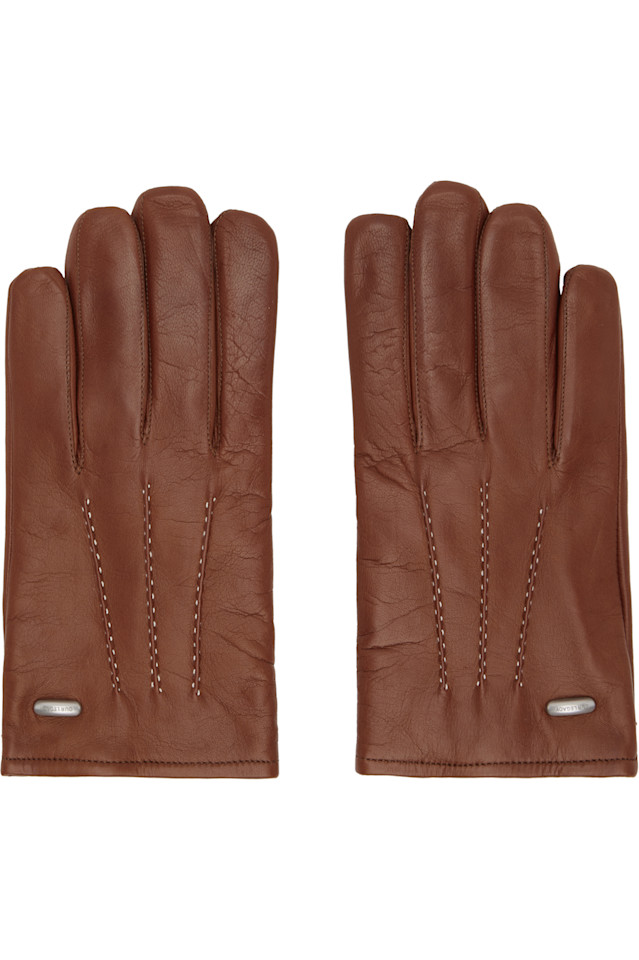 

Браун его перчатки Our Legacy, Amber Brown Nappa