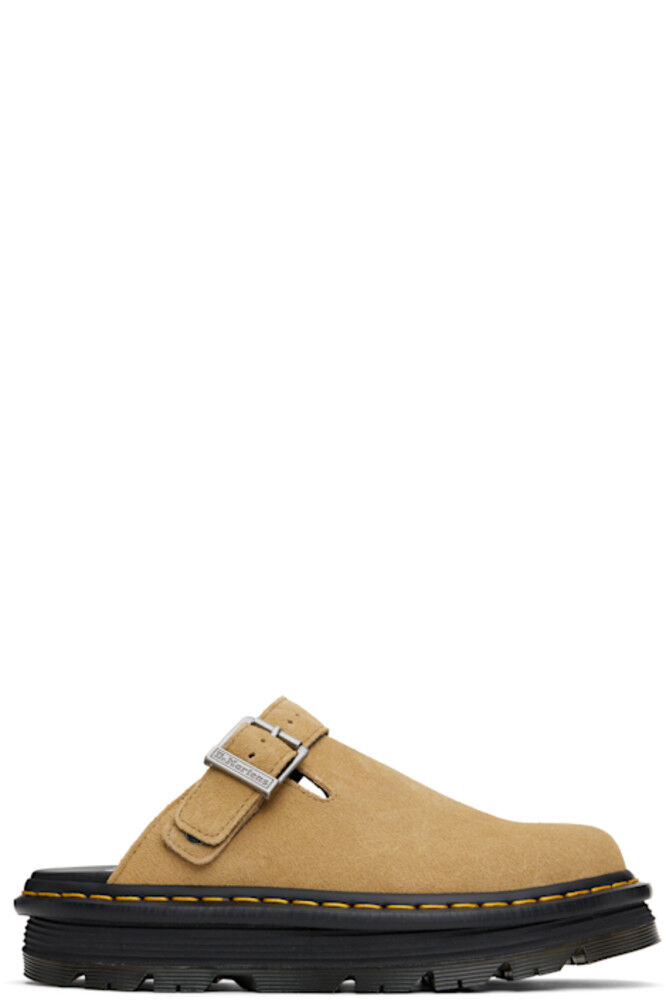 

Замшевые туфли-лоферы Zebzag на платформе Tan Dr. Martens