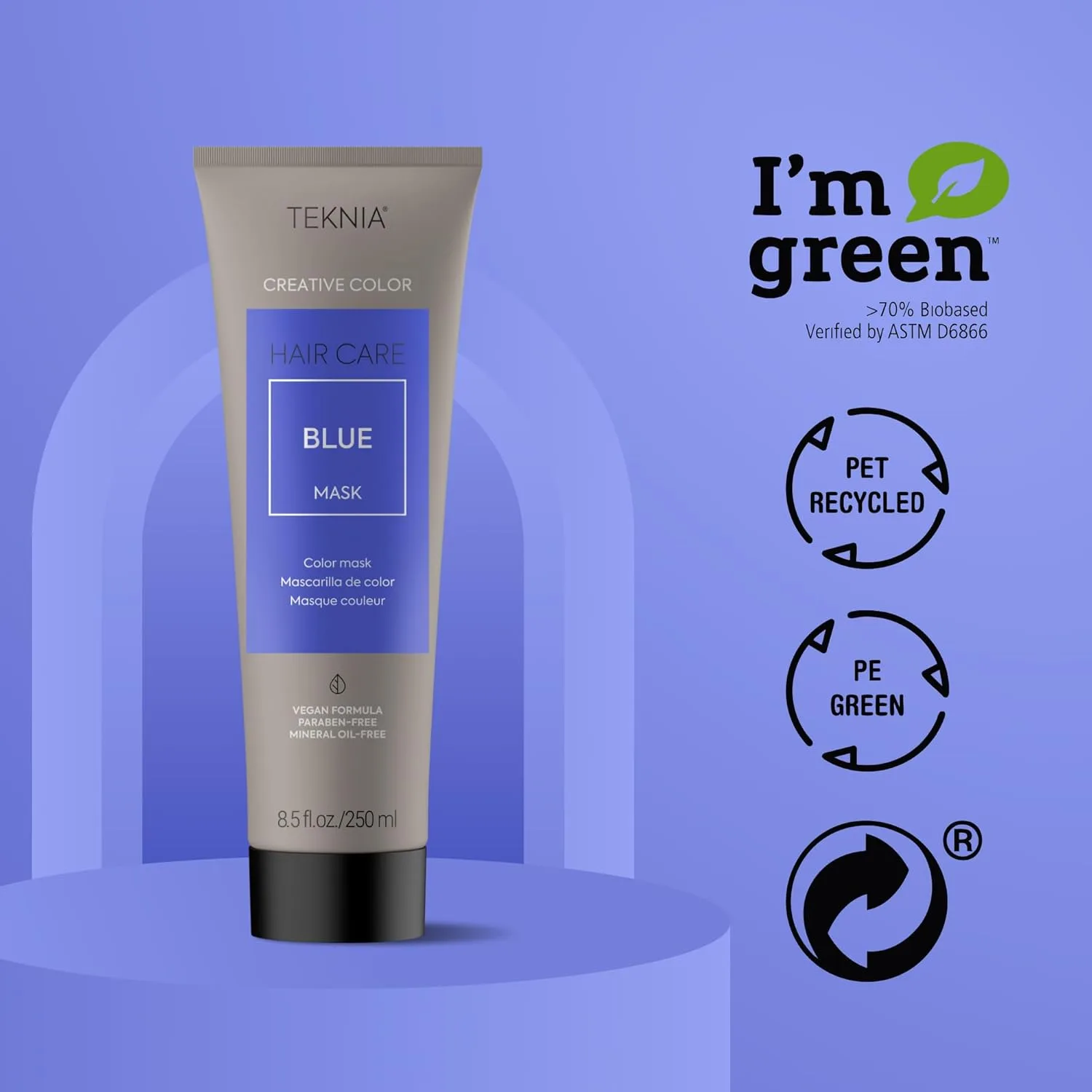 Маска для волос LAKMÉ Teknia Color Refresh, маска для окрашивания волос., Blue — фото 4