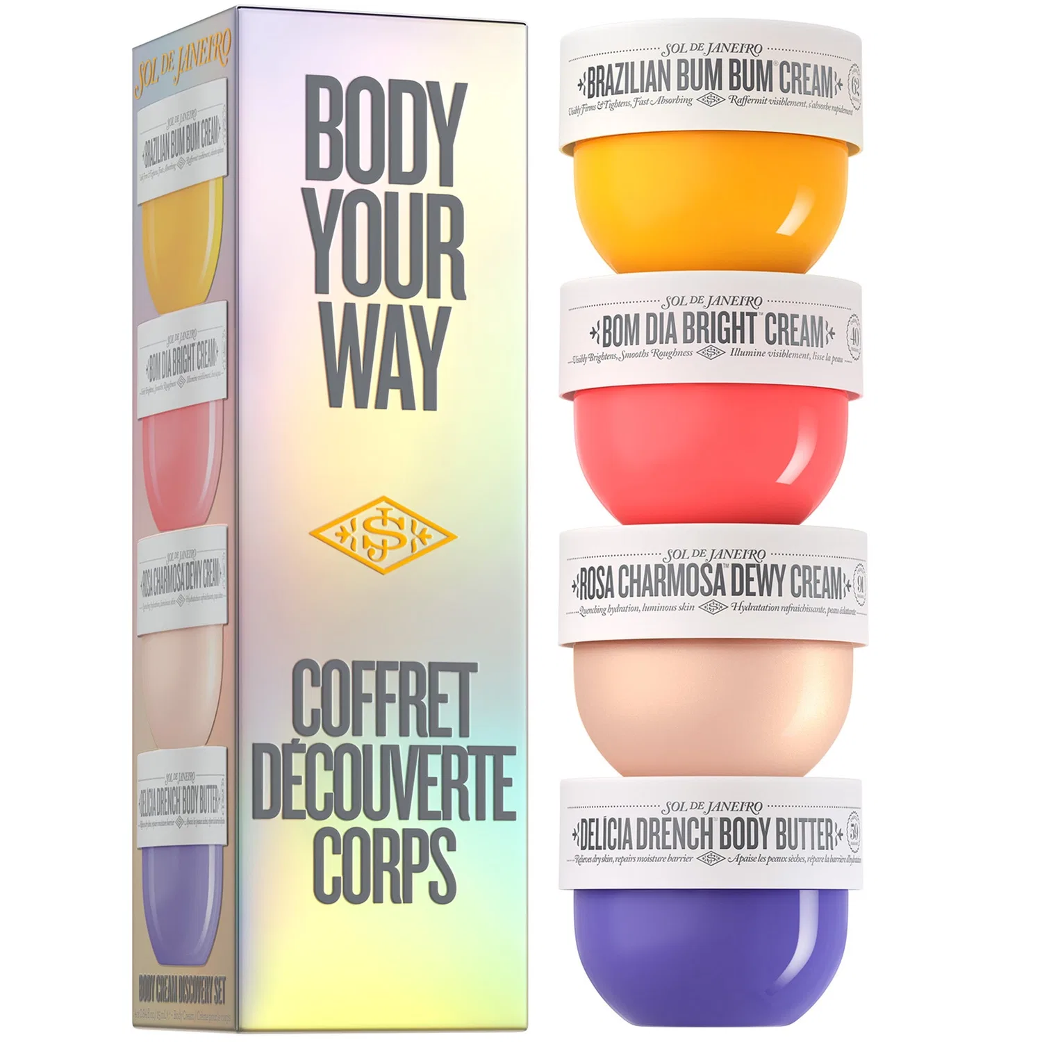 Набор кремов для тела Body your way Sol De Janeiro