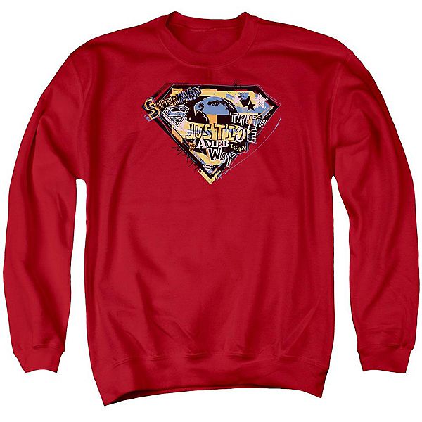 

Свитшот с принтом Superman American Way Licensed Character