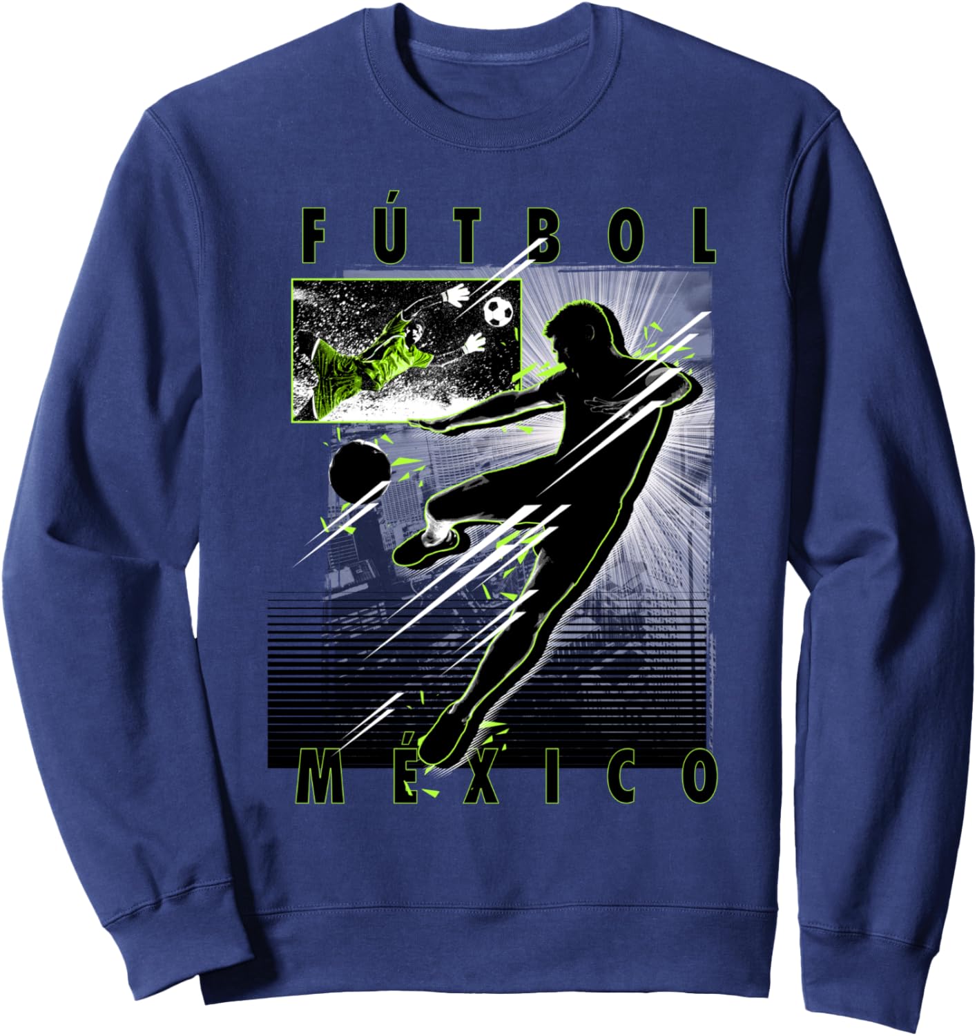 

Футболка с фотографией мексиканского футболиста Trendy Apparel, темно-синий