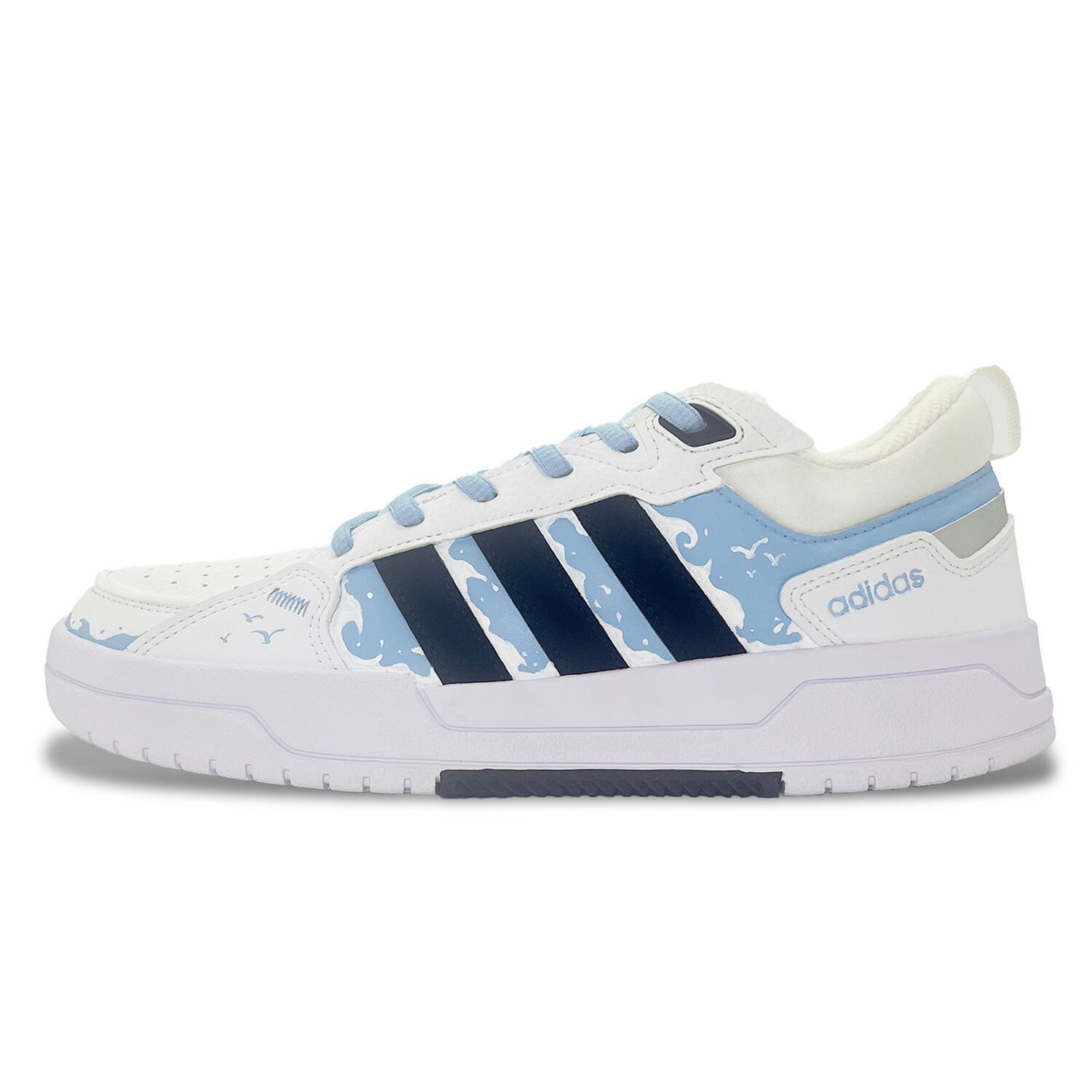 

Кроссовки adidas neo 100DB Skateboarding Shoes Unisex Low-top Blue, голубой, Синий, Кроссовки adidas neo 100DB Skateboarding Shoes Unisex Low-top Blue, голубой