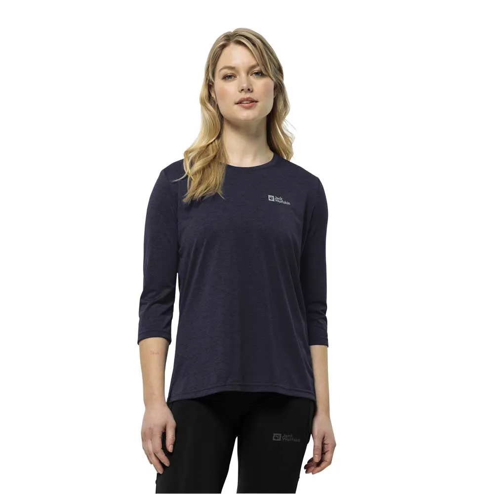 

Футболка Jack Wolfskin Crosstrail 3/4 sleeve, черный