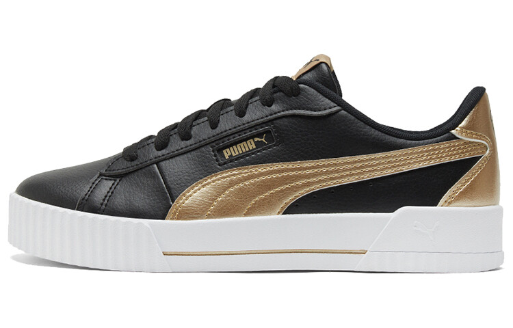 

Кроссовки PUMA Carina Crew Metallic 'Black White Gold' Women's