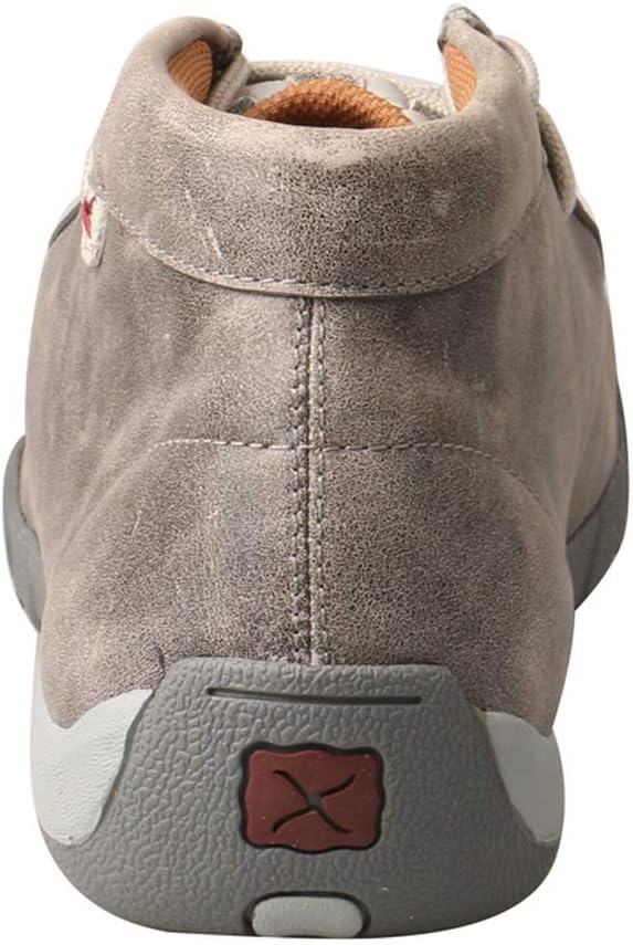 Мужские мокасины Twisted X Chukka Driving Moc, с мокасиновым носком и подошвой CellSole, серый — фото 3