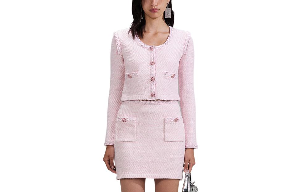 

Self Portrait Футболка с коротким рукавом женская розовая Self-portrait