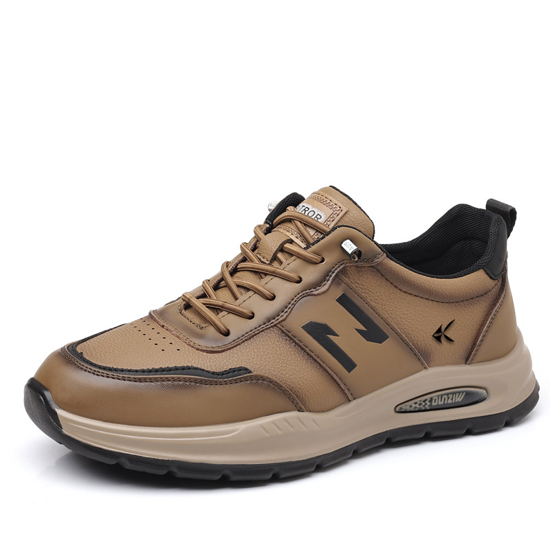 

ZAMST Мужские повседневные низкие кеды коричневые, цвет Brown