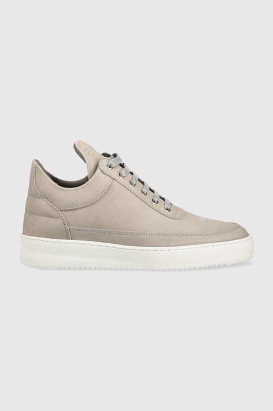 

Кроссовки Low Top Ripple из нубука Filling Pieces, серый