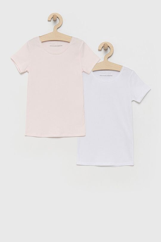 

Детская футболка United Colors of Benetton (2 шт.), розовый