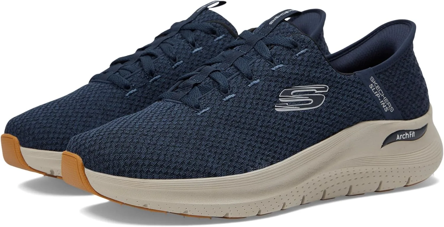 Мужские кроссовки Skechers 232462-wbk, синий — фото 2