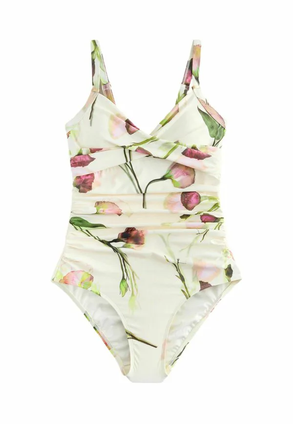 Купальник, подчеркивающий фигуру Next, Cream Tulip Print