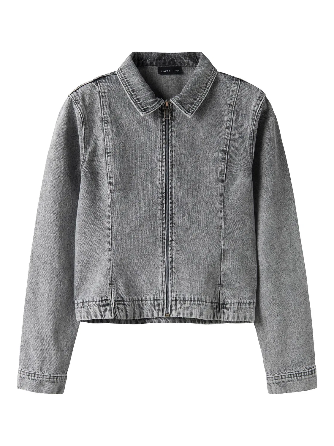 Джинсовая куртка, деним Light Grey Denim, Name it, светло-серый деним