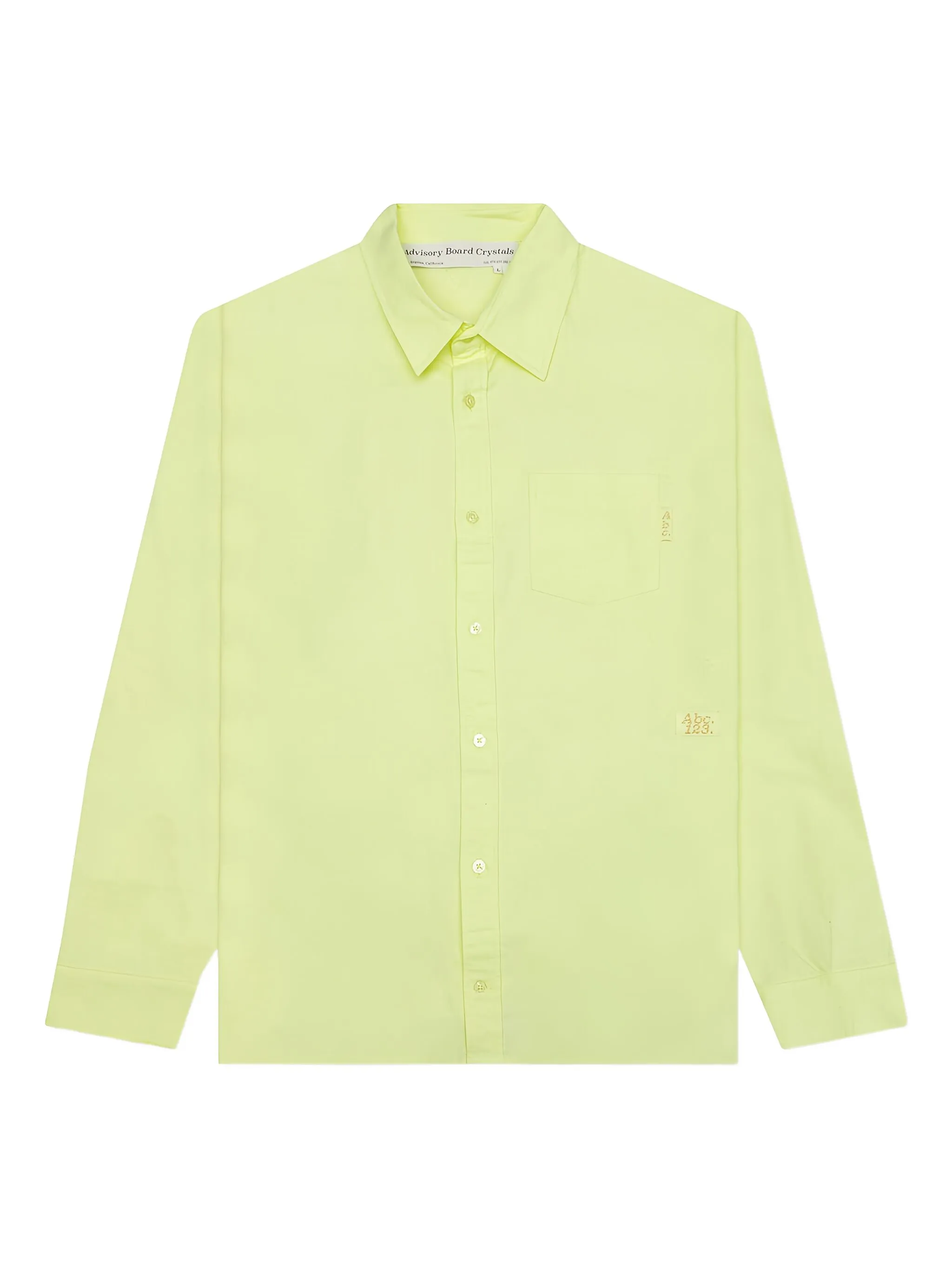 

Рубашка с вышивкой на кармане Advisory Board Crystals, зеленый