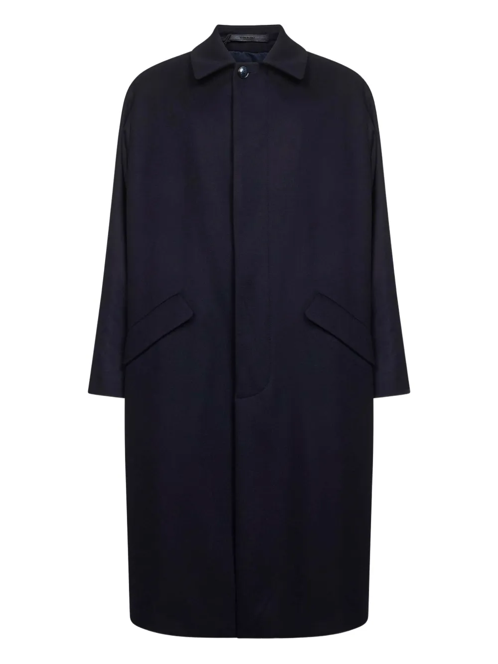 

Однобортное кашемировое пальто Giorgio Armani, синий