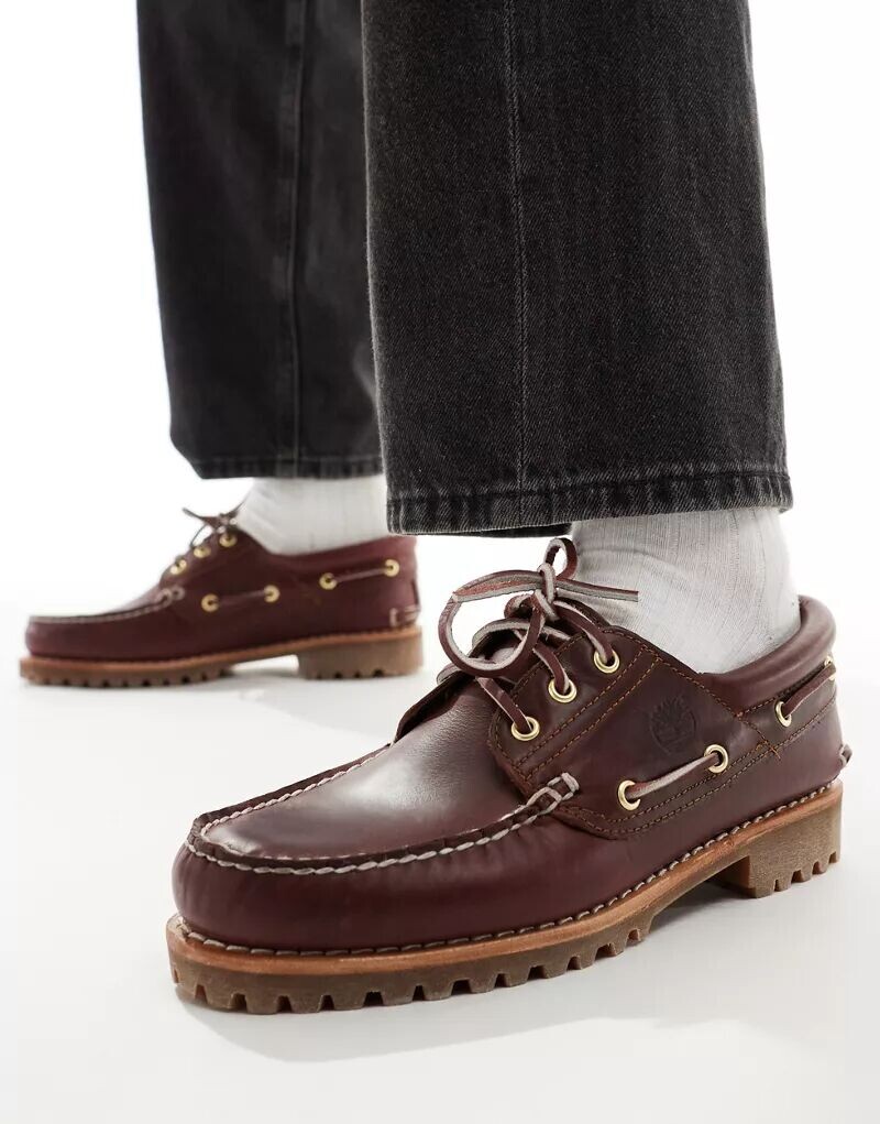 Топсайдеры Timberland Authentics из натуральной кожи — фото 4