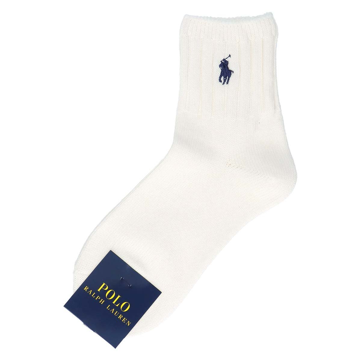 Новые низкие носки с вышивкой в одну точку. Polo Ralph Lauren, 90. White