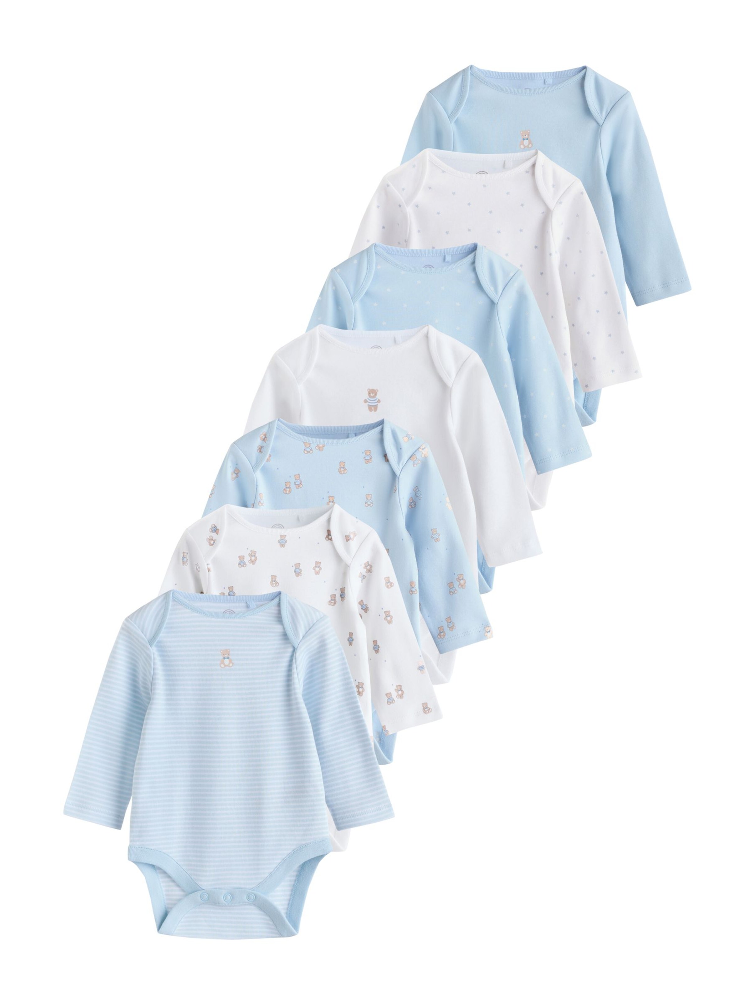 

Next Комбинезон/боди светло-голубой, белый