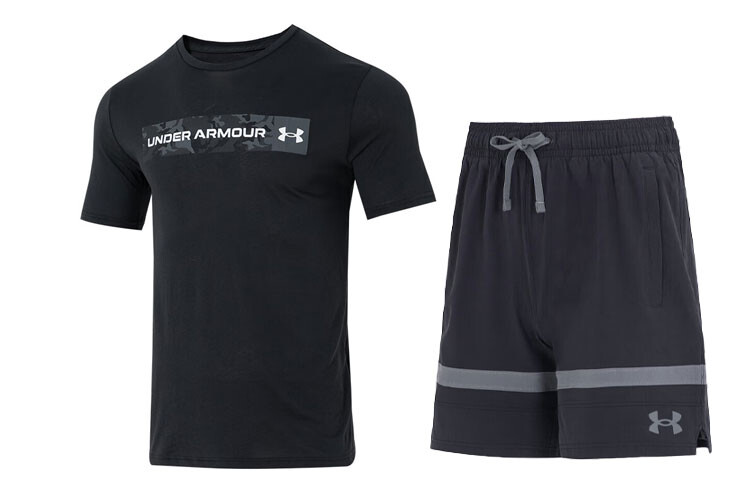 

Мужская повседневная спортивная одежда Under Armour, цвет Black