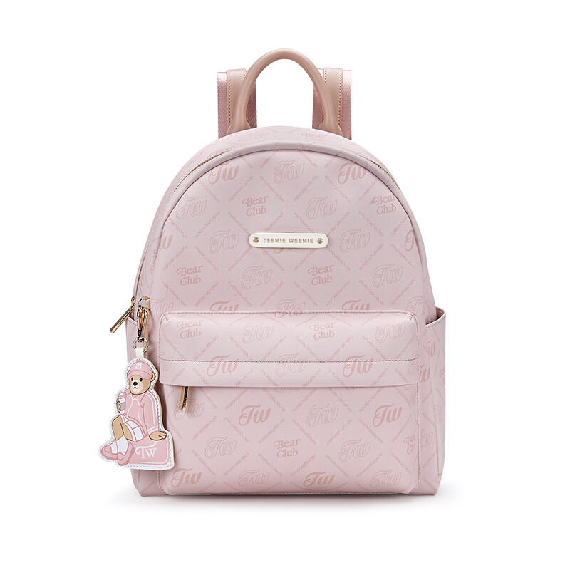 

Женский рюкзак Teenie Weenie, [Комбинация украшений подарочного медведя] светло-розовый
