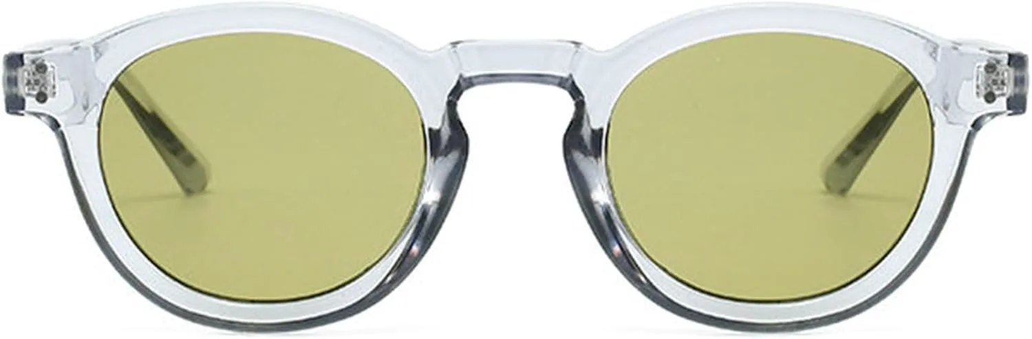 

Солнцезащитные очки Willochra в стиле ретро, ​​круглые, женские и мужские, модные, цвета шампанского, с защитой от УФ-излучения UV400, мужские, в стиле панк, C6