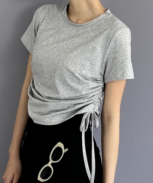 

Футболка с боковой лентой Silly, серый