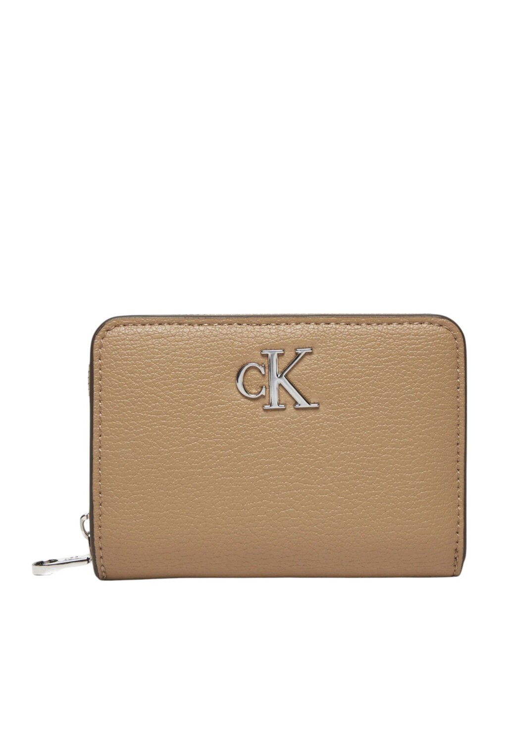 

Кошелек женский Calvin Klein с монограммой, бежевый