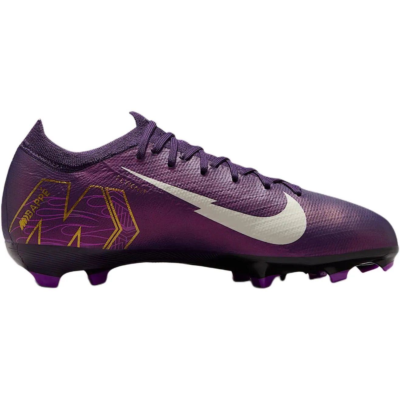 Nike Детские футбольные бутсы Mercurial Vapor 16 Pro Slip Resistant Abrasion Resistant низкие, фуксия, унисекс — фото 3