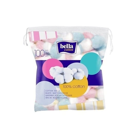 

Ватные диски Bella Ватные, разноцветные, 100 шт. Bella