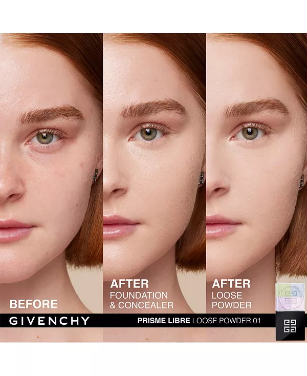 Prisme libre рассыпчатая пудра для подсветки и коррекции цвета Givenchy, 01- mousseline pastel (for fair to light complexions) — фото 3