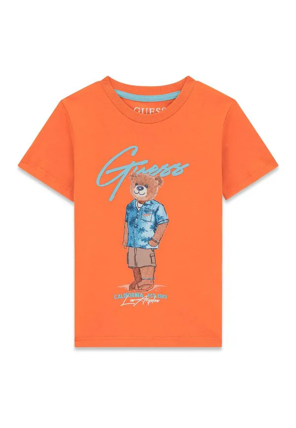 Детская футболка с принтом Guess, Orange