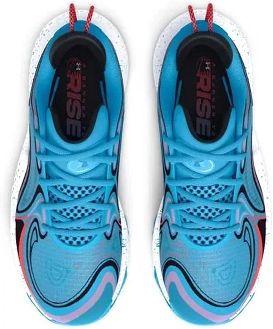Under Armour Мужские баскетбольные кроссовки Spawn 6 мм, синие, артикул 3027259-400 — фото 3