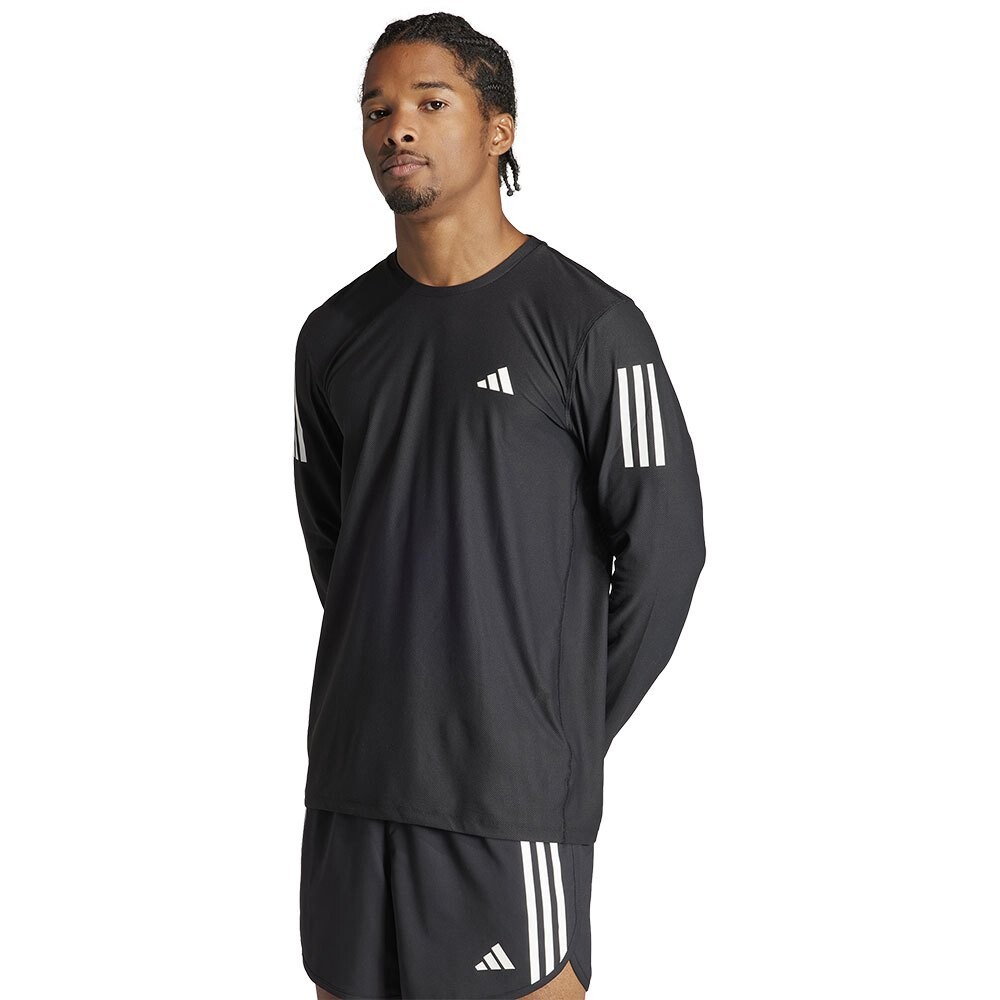 

Лонгслив adidas Own The Run Base, черный