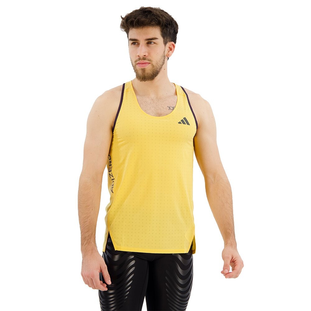 

Футболка adidas Adizero Singlet , желтый